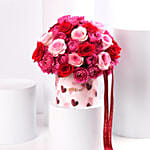 Mixed Roses Valentine Keepsake Arrangement