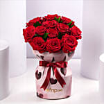 Valentine 12 Pure Romance Roses