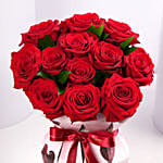 Valentine 12 Pure Romance Roses