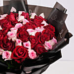 Valentine 50 Mixed Roses Bouquet