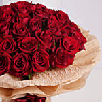 Valentine Grand 50 Red Roses Bouquet
