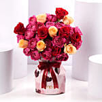 Valentine Mixed Rose Arrangement