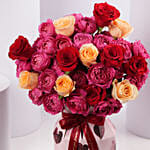 Valentine Mixed Rose Arrangement