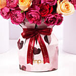 Valentine Mixed Rose Arrangement