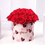 Valentines 15 Red Roses Box