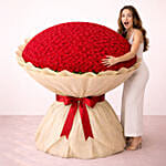 Valentines Grand 1000 Red Roses Premium Arrangement