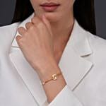 Cerruti 1881 Celeste Double Chain Gold Plated Bracelet For Her