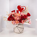 Valentines Rose Flower Box