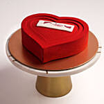 Valentine Bliss Heart Chocolate Cake