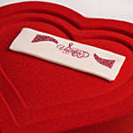 Valentine Bliss Heart Chocolate Cake
