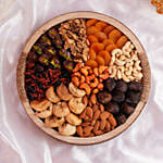 طبق فواكه مجففة و تمور فاخرة