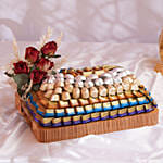 صينية جوديفا الرمضانية مع ورد مجفف