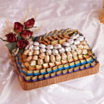 صينية جوديفا الرمضانية مع ورد مجفف