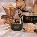 بوكس هدية رمضان | طقم الصلاة مع ورد أبيض