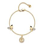 سوار فراشة مرصع بالكريستال من شيروتي 1881 للنساء