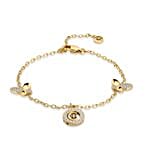 سوار فراشة مرصع بالكريستال من شيروتي 1881 للنساء