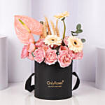 Peach Whisper Floral Box