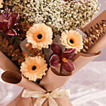 بوكيه ورد هلال رمضان مع جربيرا