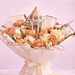 Iftar Treats Flower Bouquet And Cake Combo