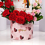 Romantic Roses With Photo Frame Keepsake