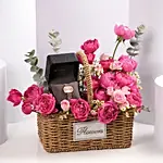 Titan Watch with Romantic Blooms Valentine Gift for Her