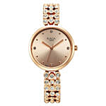 Titan Watch with Romantic Blooms Valentine Gift for Her