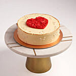Heart Topped Red Velvet Cake 500 Gm
