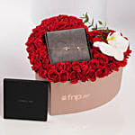 Cerruti 1881 Butterfly Pearl Bracelet With Luxury Rose