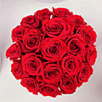 Valentines 15 Red Roses Box