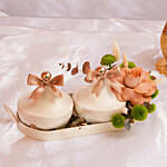 صينية ضيافة رمضان مع الورد