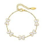 Police Pink Butterfly charm Bracelet For Her