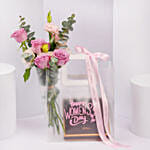 Womens Day Roses And Chocolate Gift Combo