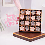 Womens Day Roses And Chocolate Gift Combo