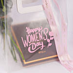 Womens Day Roses And Chocolate Gift Combo