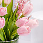 Mama Pink Tulips Arrangement