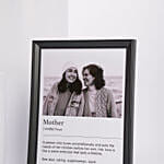Personalised Mother Definition Photo Frame
