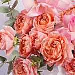 Premium Blush Roses Box For Womens Day