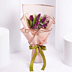 Purple Tulips Bouquet