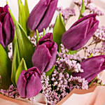 Purple Tulips Bouquet