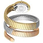 Just Cavalli Triple Tone Luxury Watch For Her