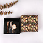 Just Cavalli Triple Tone Luxury Watch For Her