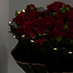 Enchanted Red Roses Led Light Bouquet