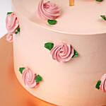 Rose Bloom Mothers Day Red Velvet Cake 1Kg