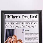 Personalised Mothers Day Newspaper Photo Frame