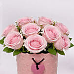 Blushing Roses For Mom