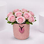 Blushing Roses For Mom