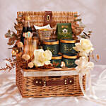 سلة أطياب العيد مع ورد وبخور