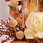 سلة أطياب العيد مع ورد وبخور