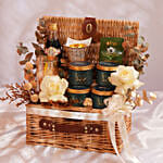 سلة أطياب العيد مع ورد وبخور