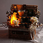 سلة أطياب العيد مع ورد وبخور